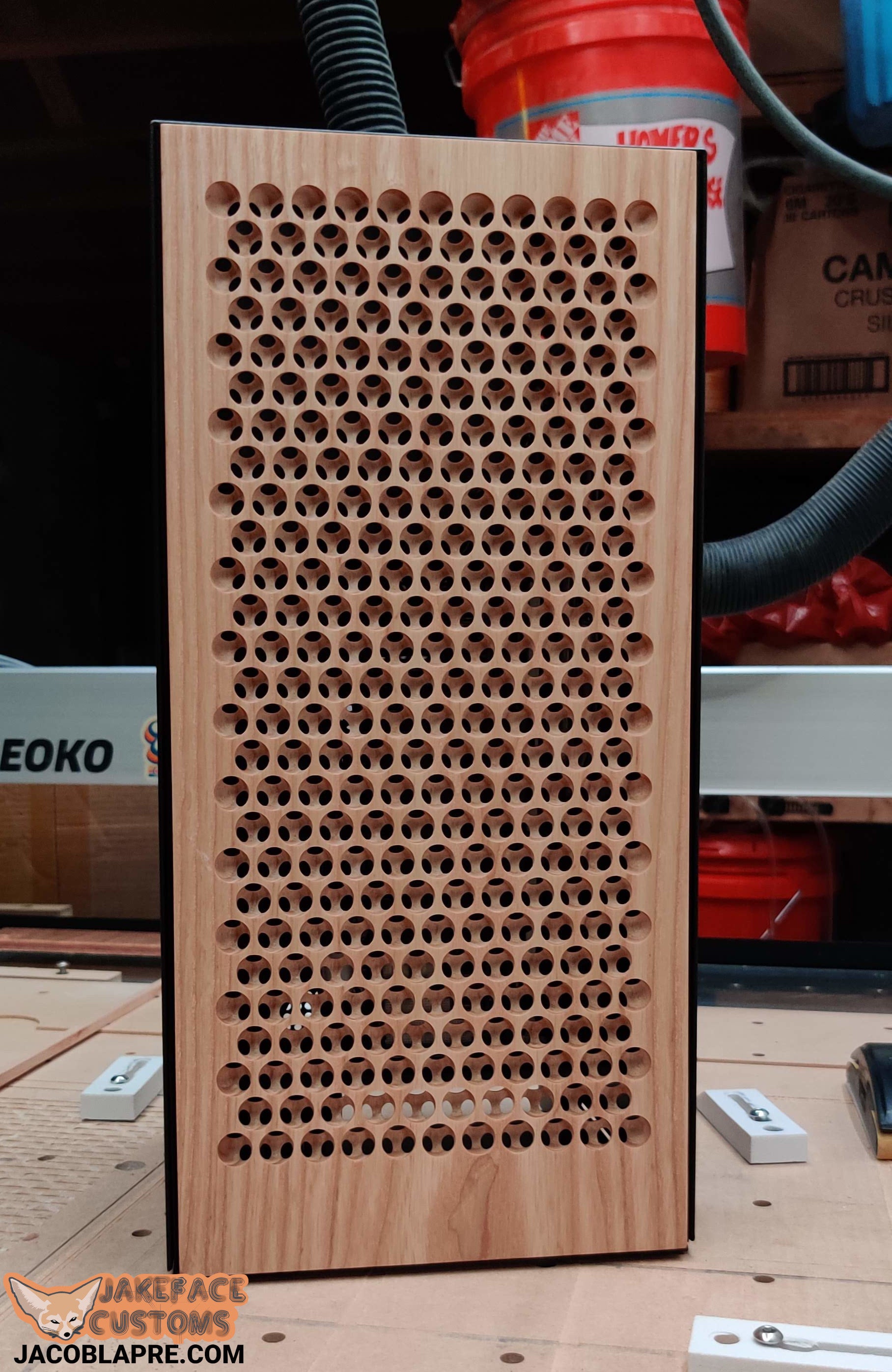 Mac Pro V2 NZXT H1 vented front panel | Jakeface Customs